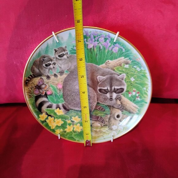 Woodland Creatures Plates Set Of 6 Kaiser For Hamilton Collection #s 2-5, 7, 8 - Picture 3 of 14